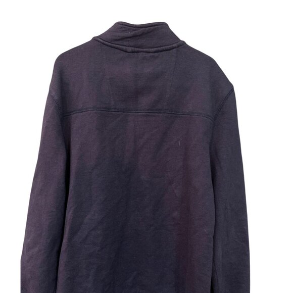 Excellent Used Condition Tommy Bahama Navy Youth Half-Zip Pullover Sweatshirt M - Picture 3 of 3